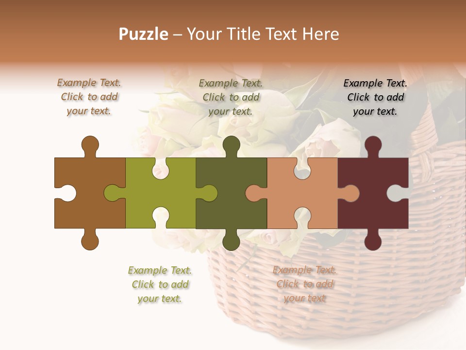 Background Flower Card PowerPoint Template