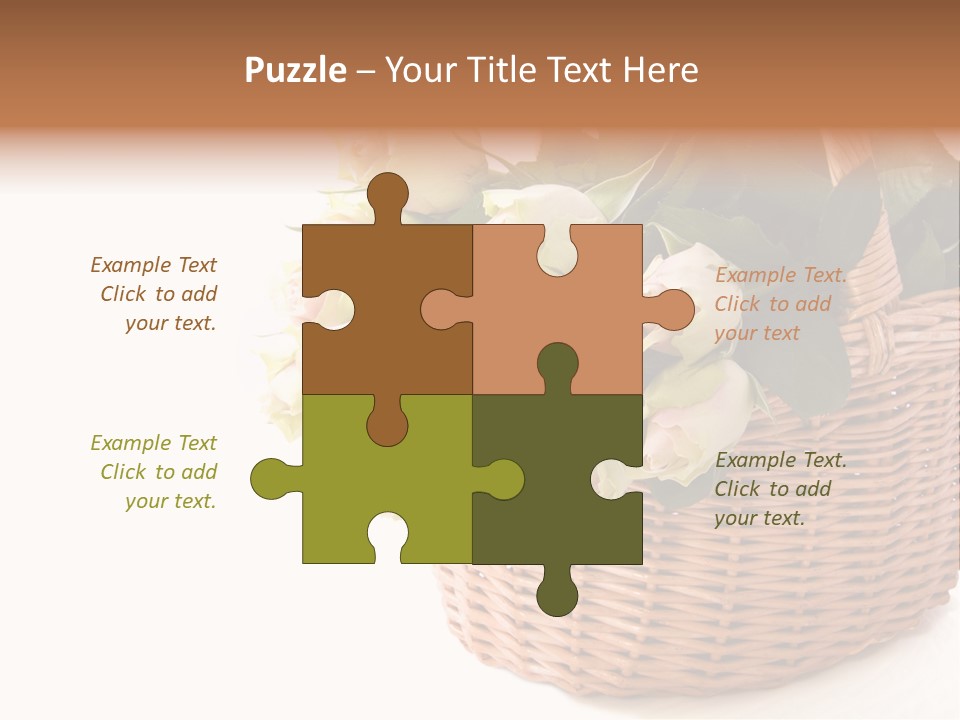 Background Flower Card PowerPoint Template