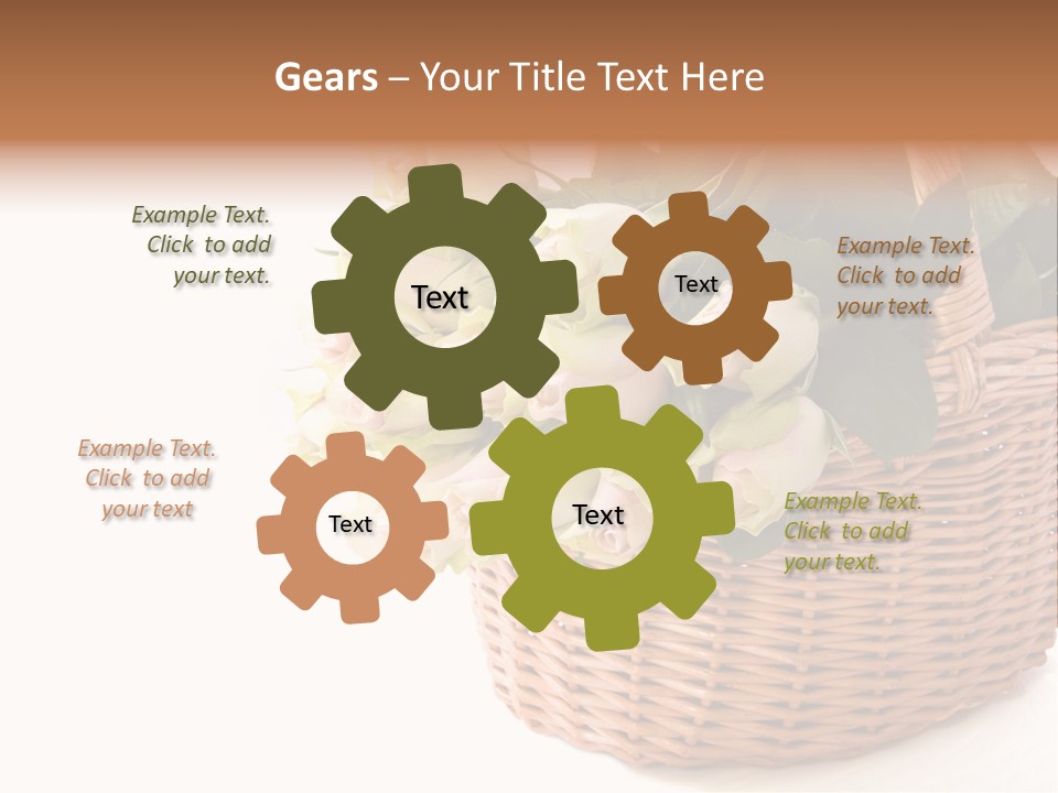 Background Flower Card PowerPoint Template