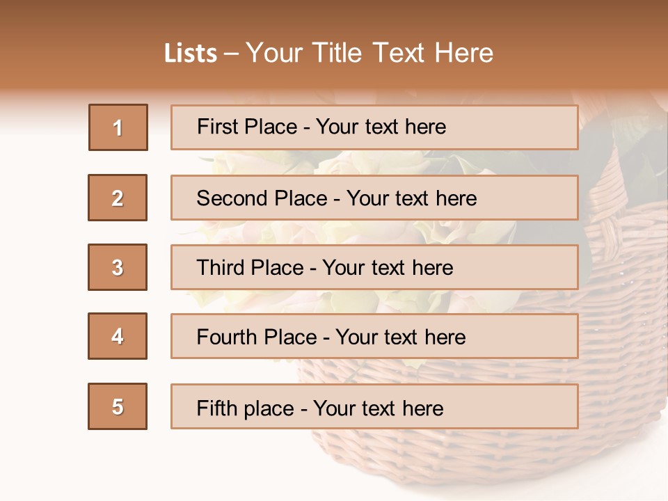 Background Flower Card PowerPoint Template