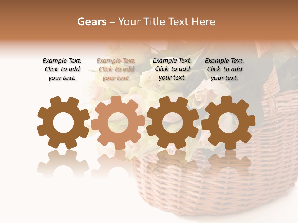 Background Flower Card PowerPoint Template