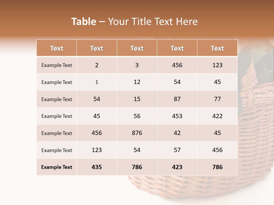 Background Flower Card PowerPoint Template