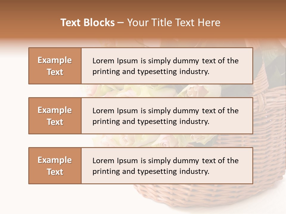Background Flower Card PowerPoint Template