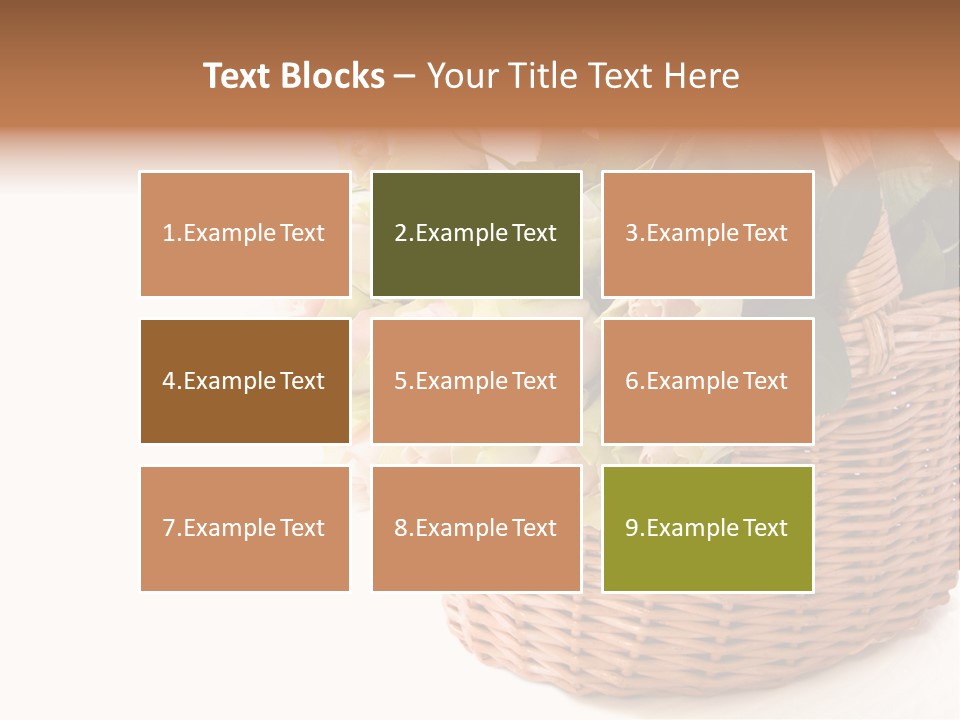 Background Flower Card PowerPoint Template