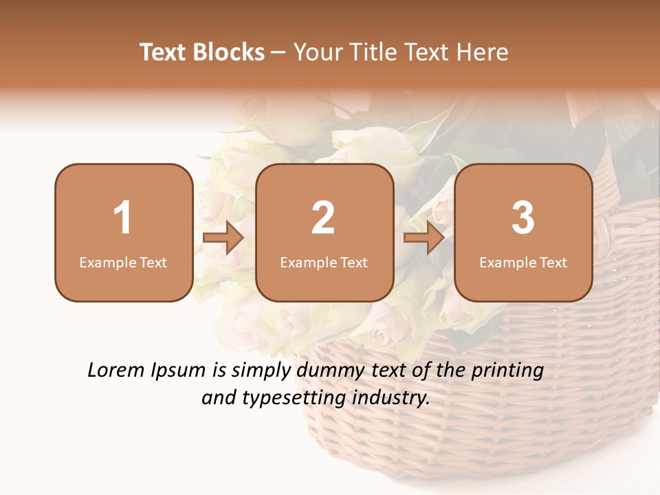 Background Flower Card PowerPoint Template