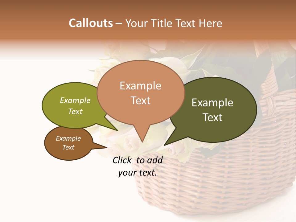 Background Flower Card PowerPoint Template