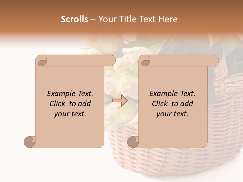 Background Flower Card PowerPoint Template