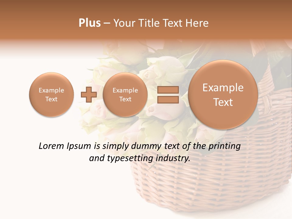 Background Flower Card PowerPoint Template