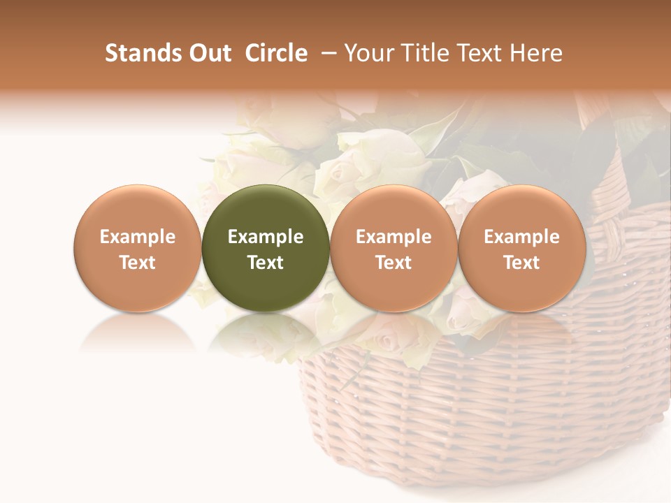 Background Flower Card PowerPoint Template