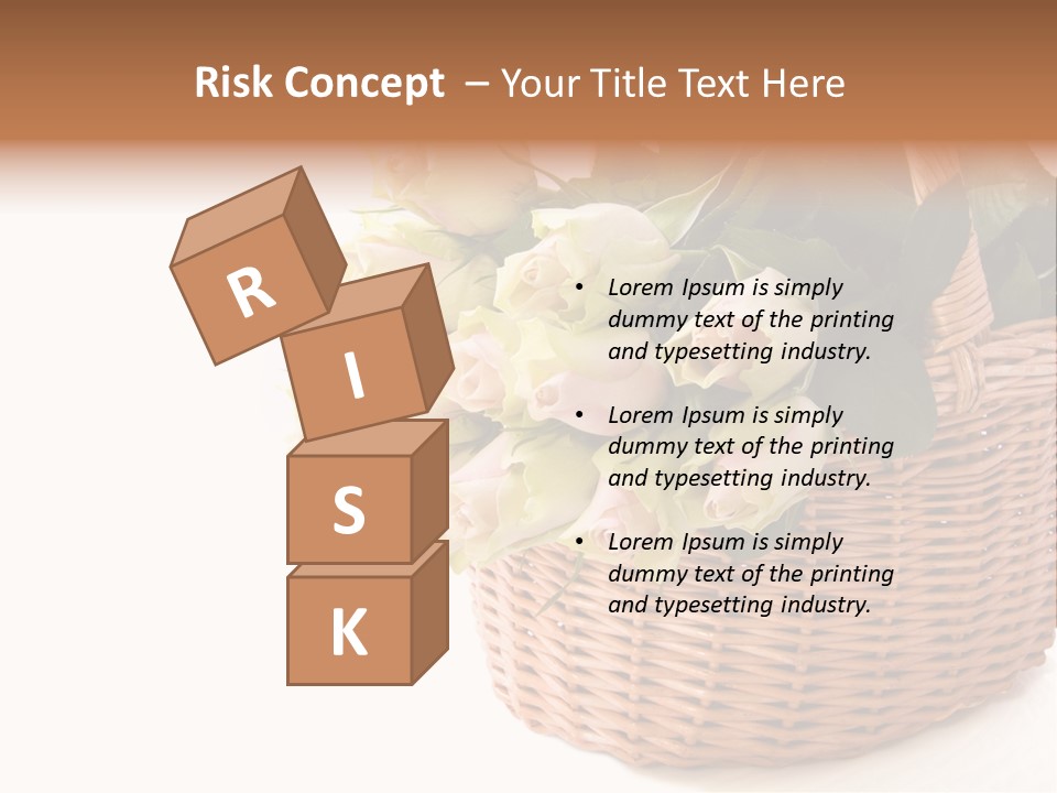 Background Flower Card PowerPoint Template