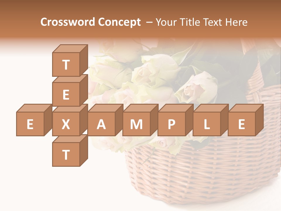 Background Flower Card PowerPoint Template