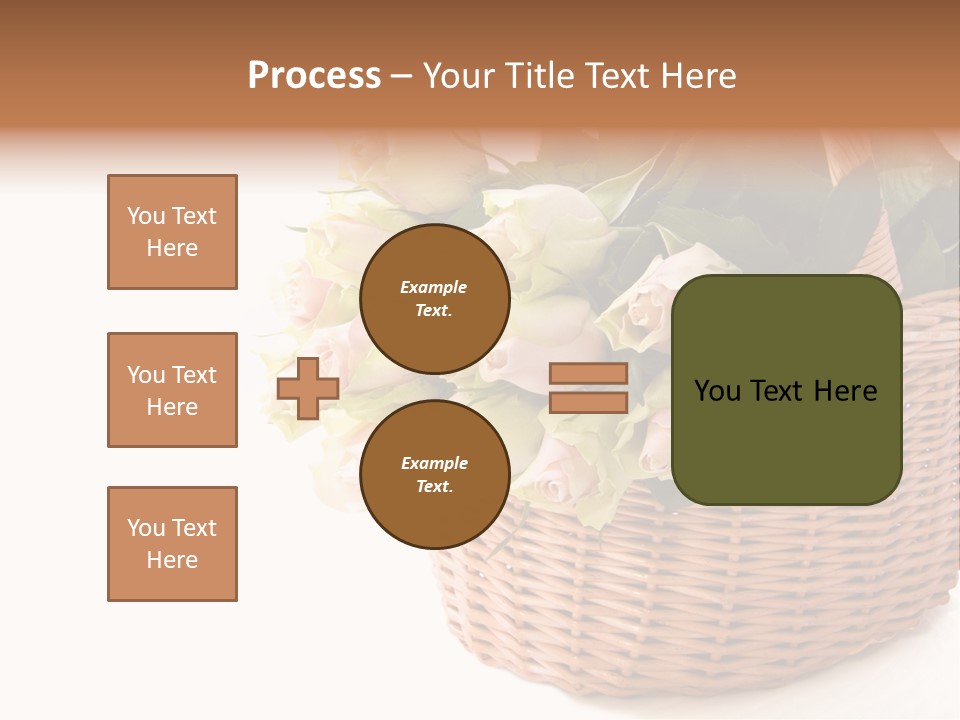 Background Flower Card PowerPoint Template
