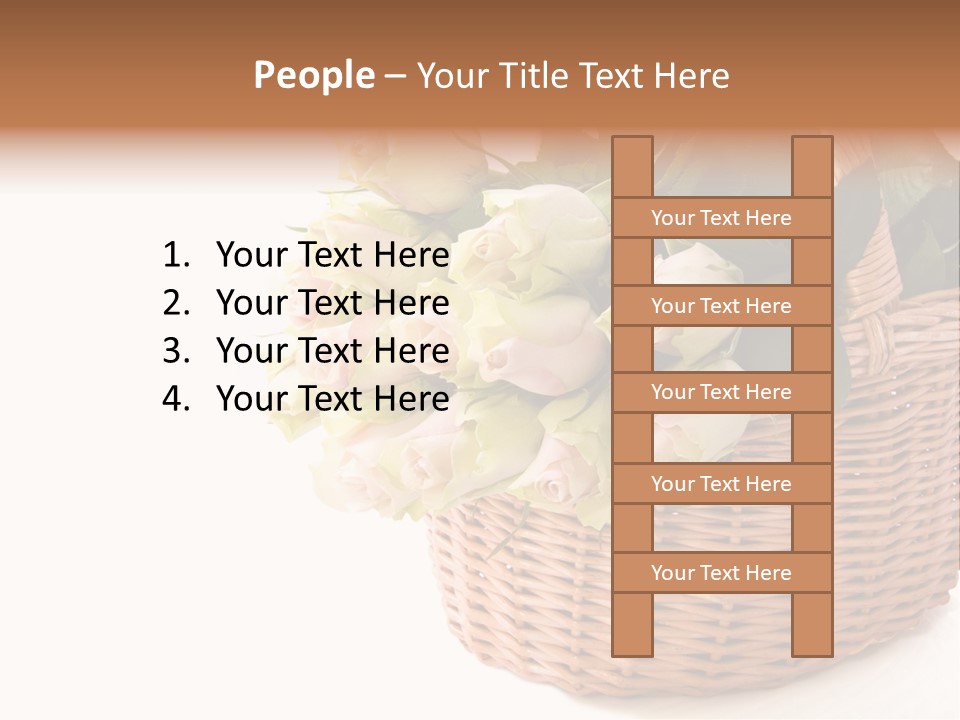 Background Flower Card PowerPoint Template