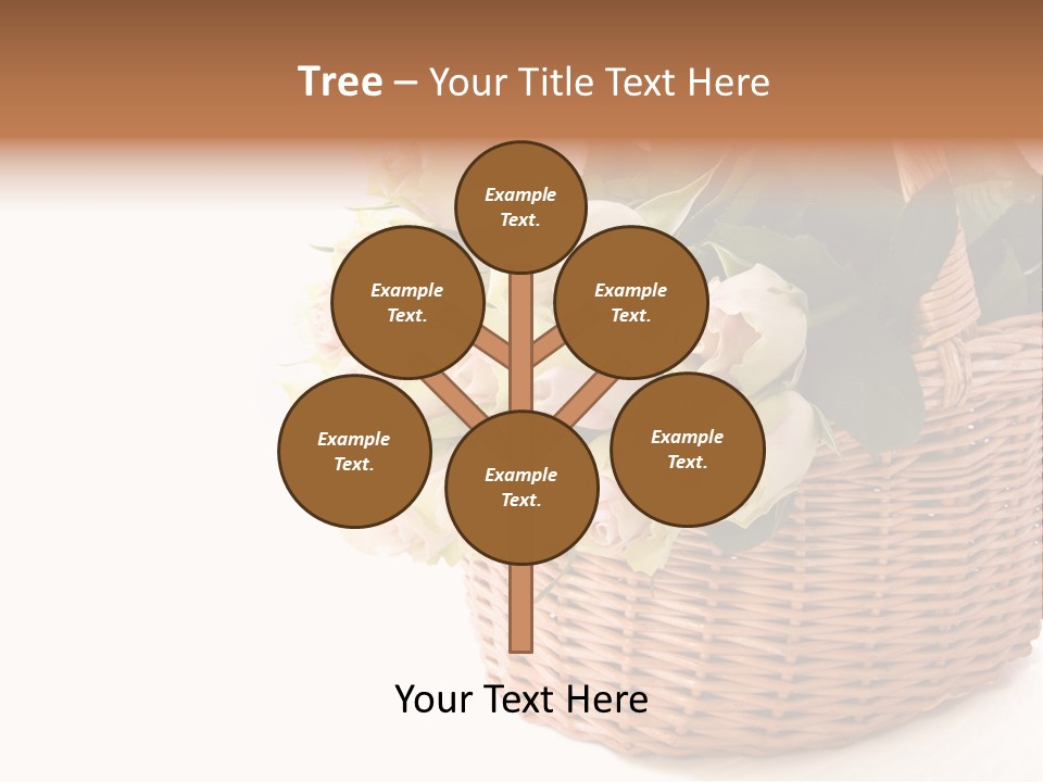 Background Flower Card PowerPoint Template