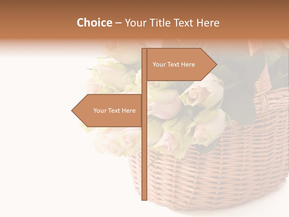 Background Flower Card PowerPoint Template