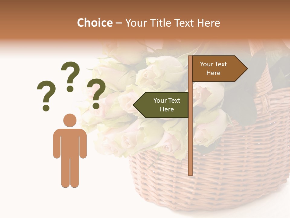 Background Flower Card PowerPoint Template