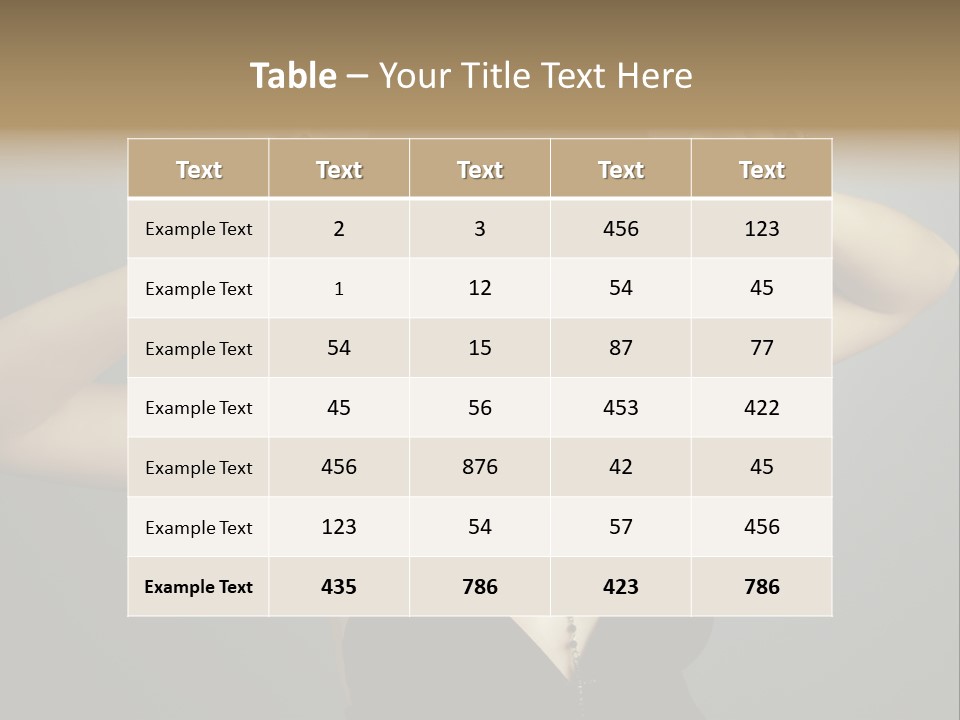 Smiling Hair Cut PowerPoint Template