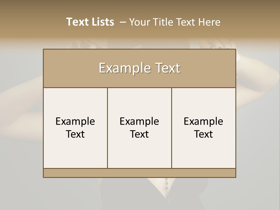 Smiling Hair Cut PowerPoint Template
