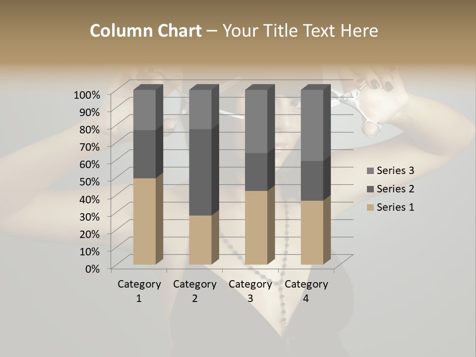 Smiling Hair Cut PowerPoint Template