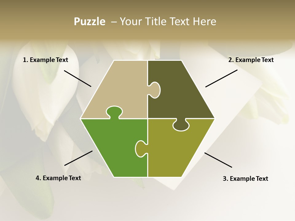 Tulip Card Letter PowerPoint Template