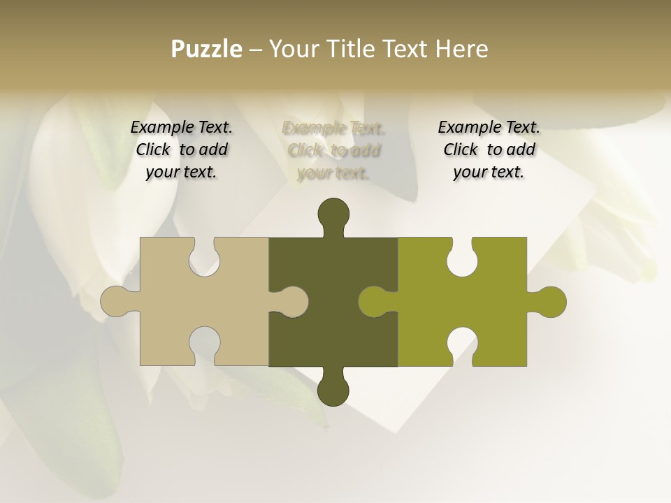 Tulip Card Letter PowerPoint Template