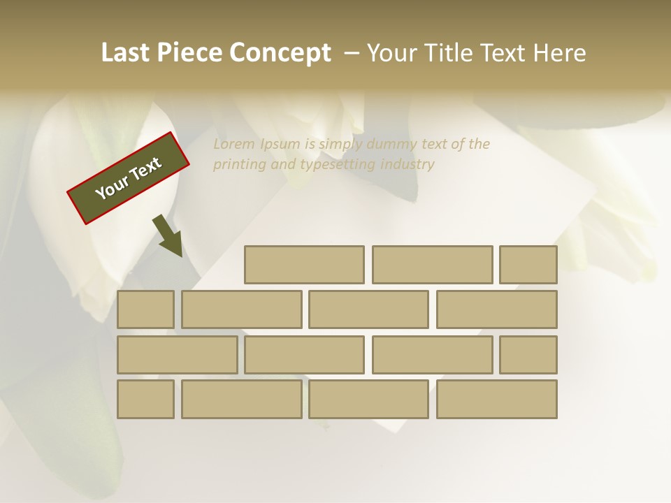 Tulip Card Letter PowerPoint Template