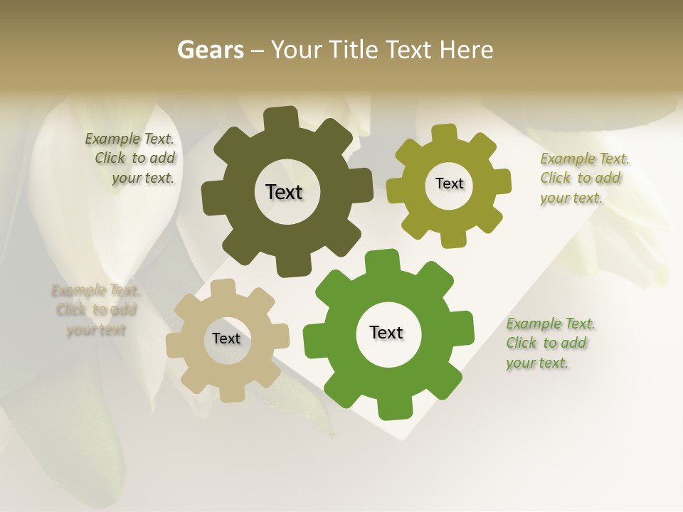 Tulip Card Letter PowerPoint Template