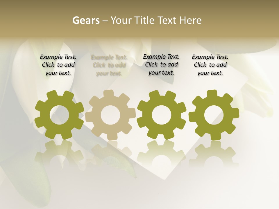 Tulip Card Letter PowerPoint Template