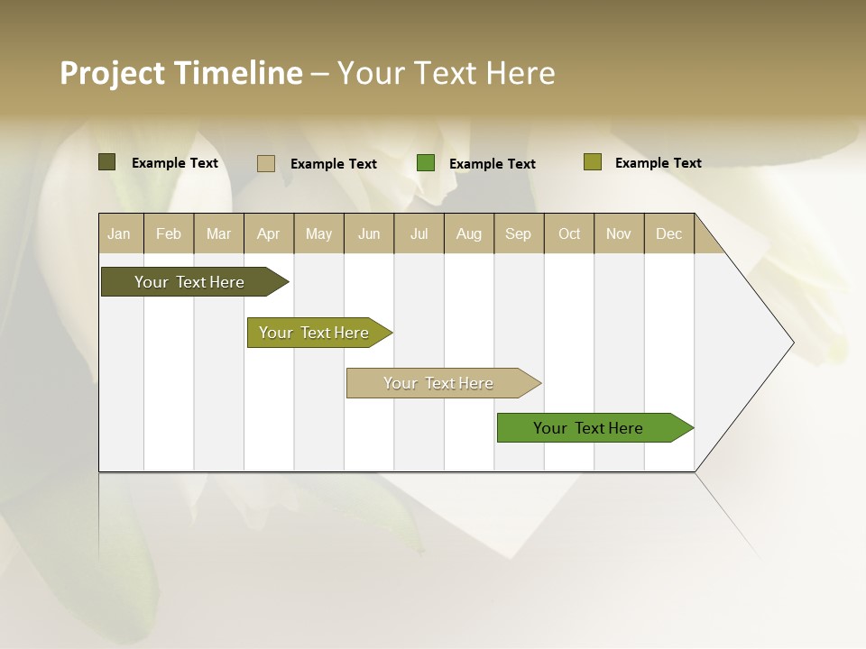 Tulip Card Letter PowerPoint Template