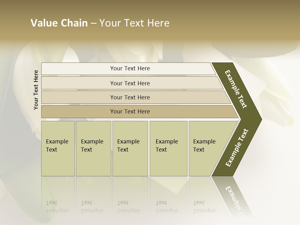 Tulip Card Letter PowerPoint Template