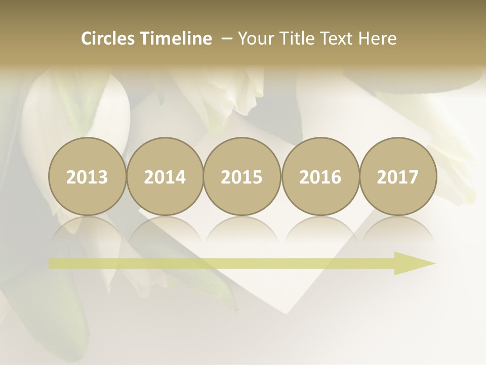 Tulip Card Letter PowerPoint Template