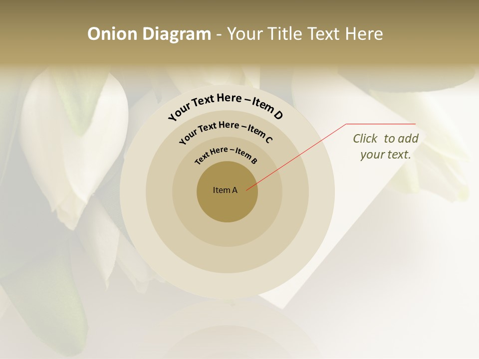 Tulip Card Letter PowerPoint Template