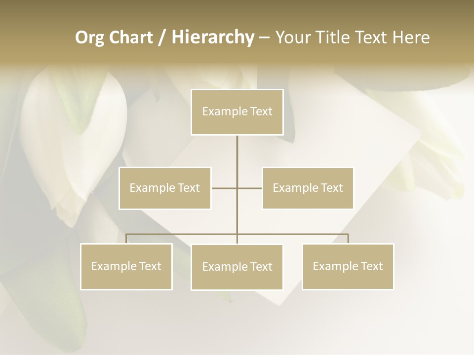 Tulip Card Letter PowerPoint Template