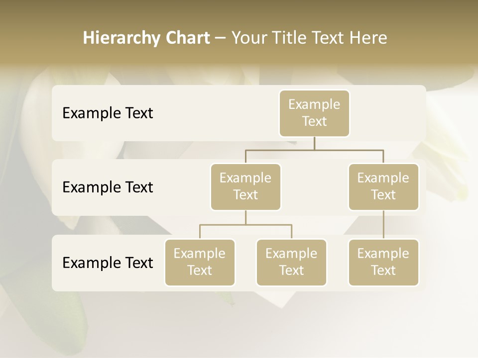 Tulip Card Letter PowerPoint Template