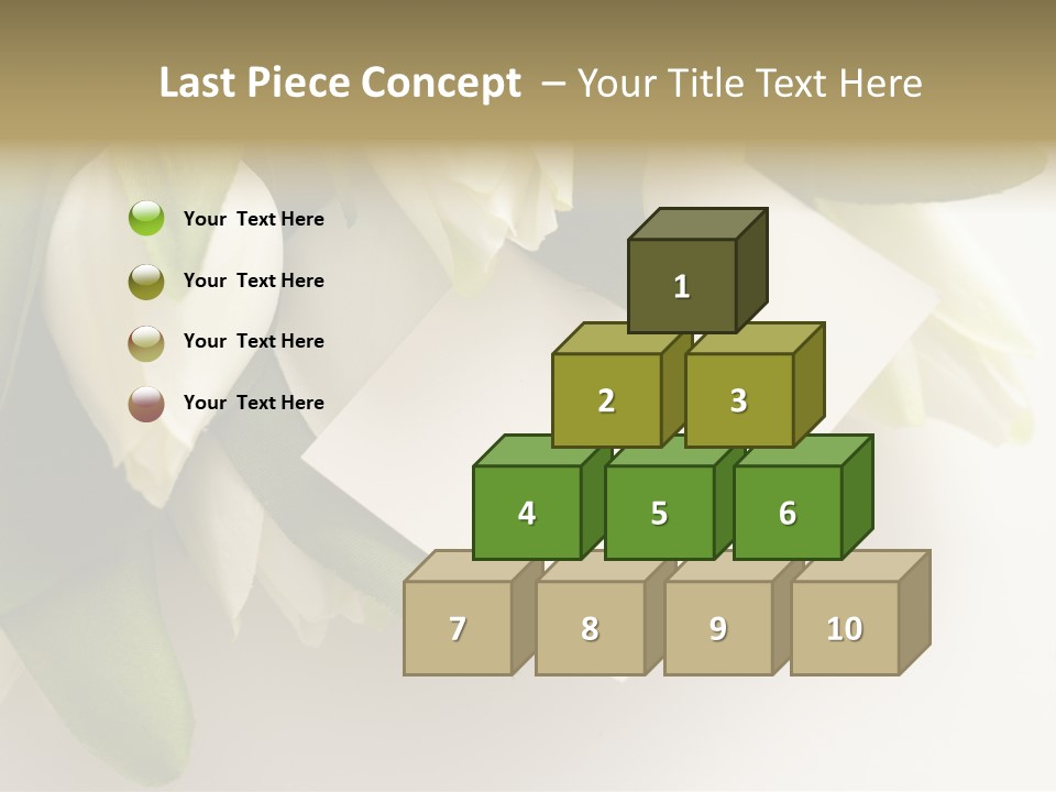 Tulip Card Letter PowerPoint Template