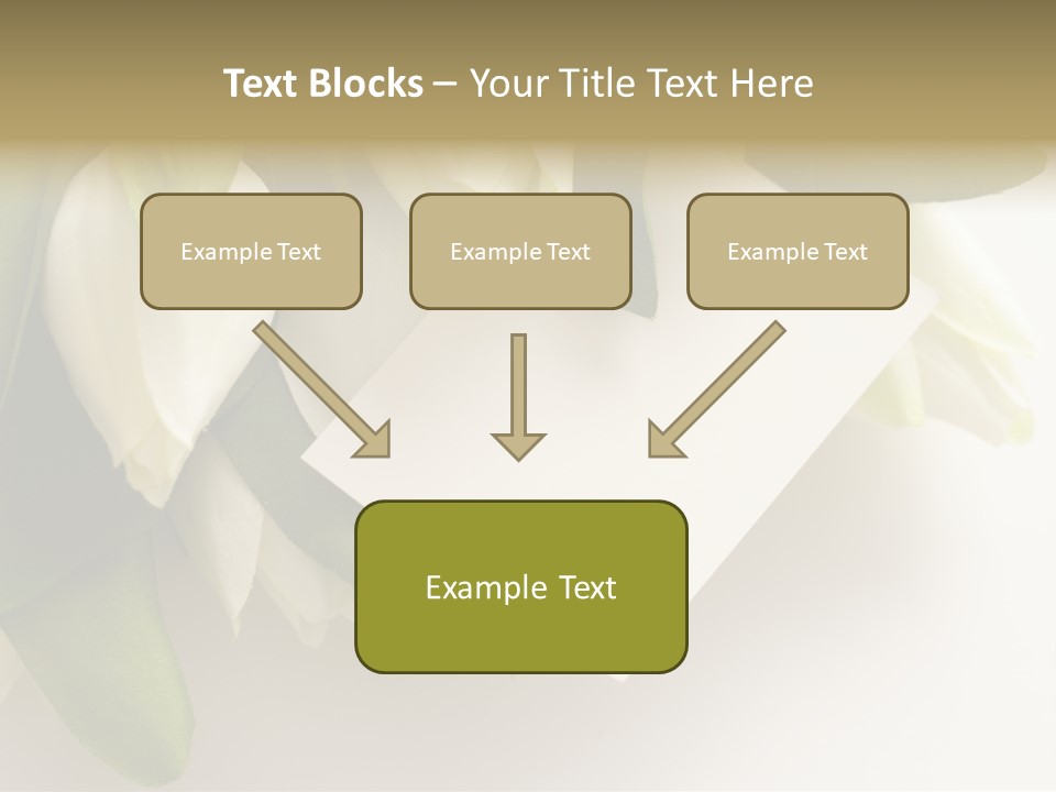 Tulip Card Letter PowerPoint Template