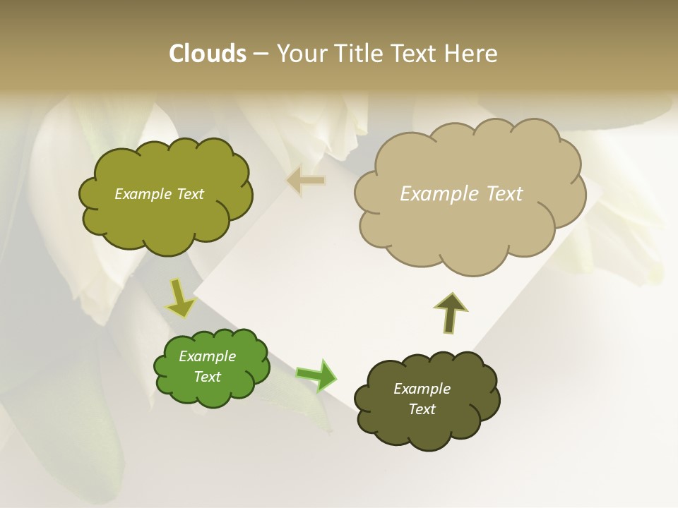 Tulip Card Letter PowerPoint Template