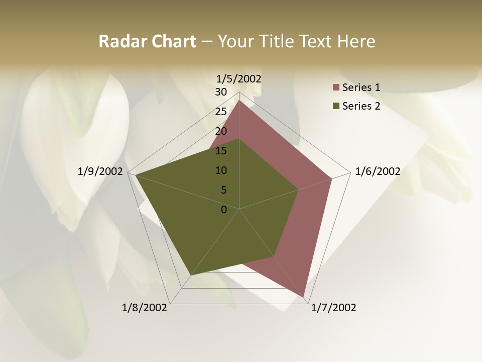 Tulip Card Letter PowerPoint Template