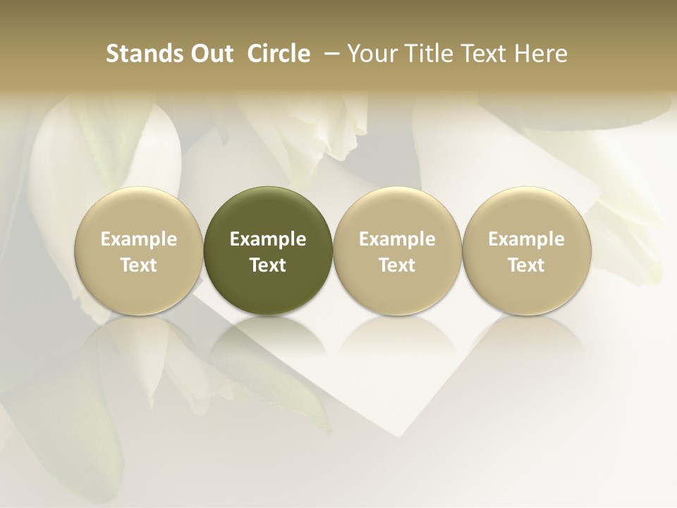 Tulip Card Letter PowerPoint Template