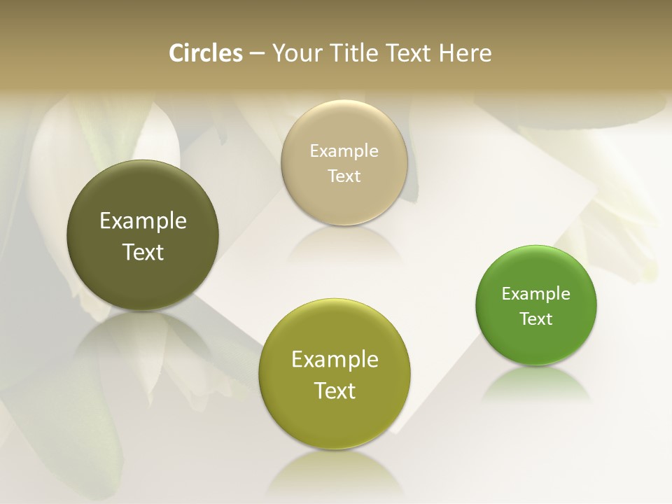 Tulip Card Letter PowerPoint Template