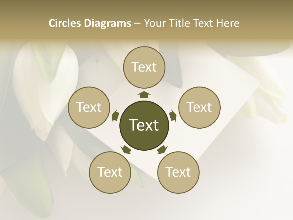 Tulip Card Letter PowerPoint Template