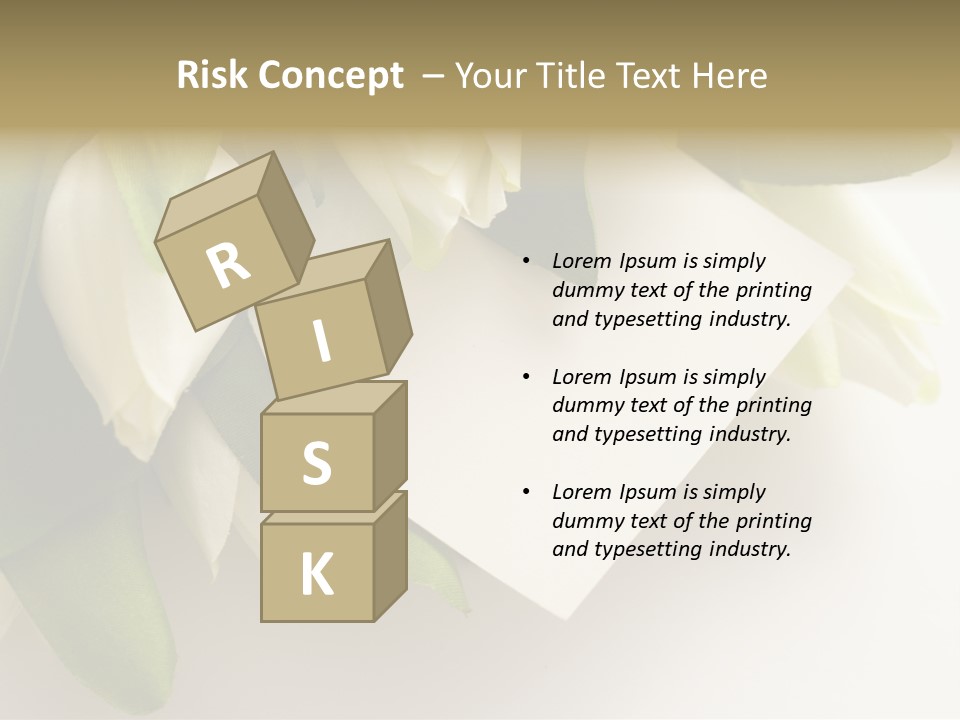 Tulip Card Letter PowerPoint Template