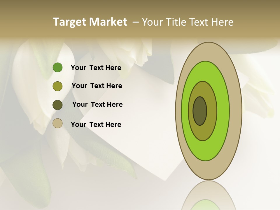 Tulip Card Letter PowerPoint Template