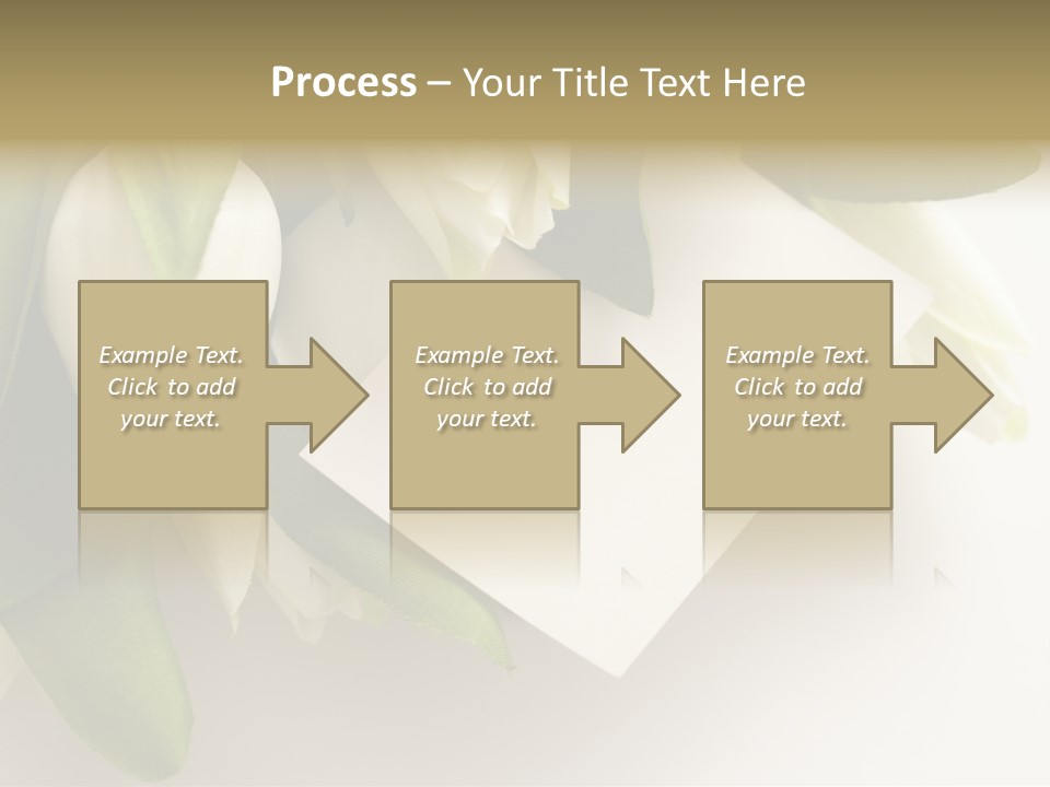 Tulip Card Letter PowerPoint Template