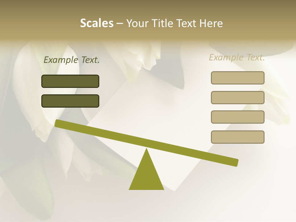 Tulip Card Letter PowerPoint Template