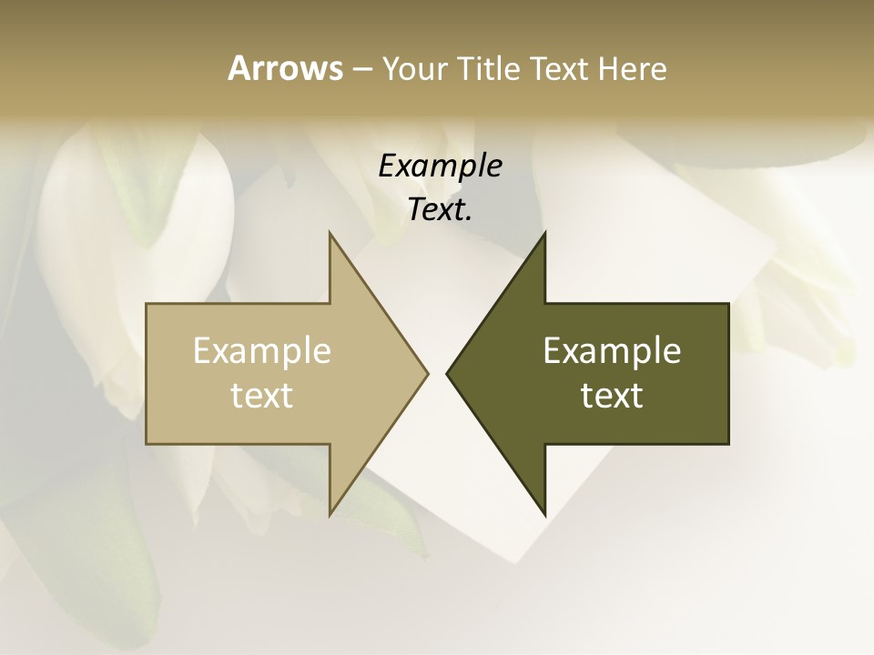 Tulip Card Letter PowerPoint Template