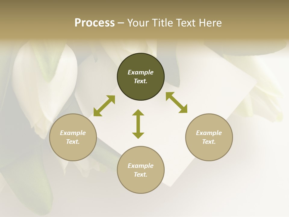 Tulip Card Letter PowerPoint Template