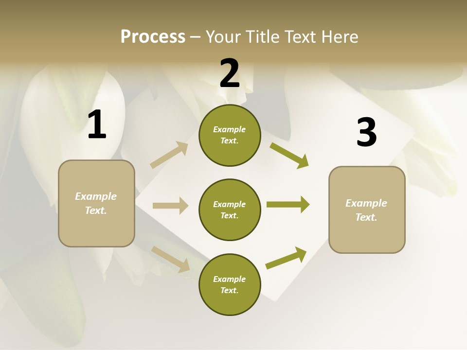 Tulip Card Letter PowerPoint Template