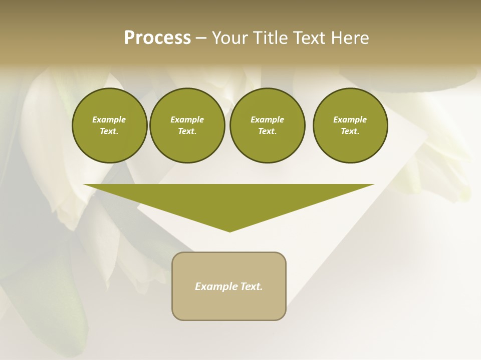 Tulip Card Letter PowerPoint Template