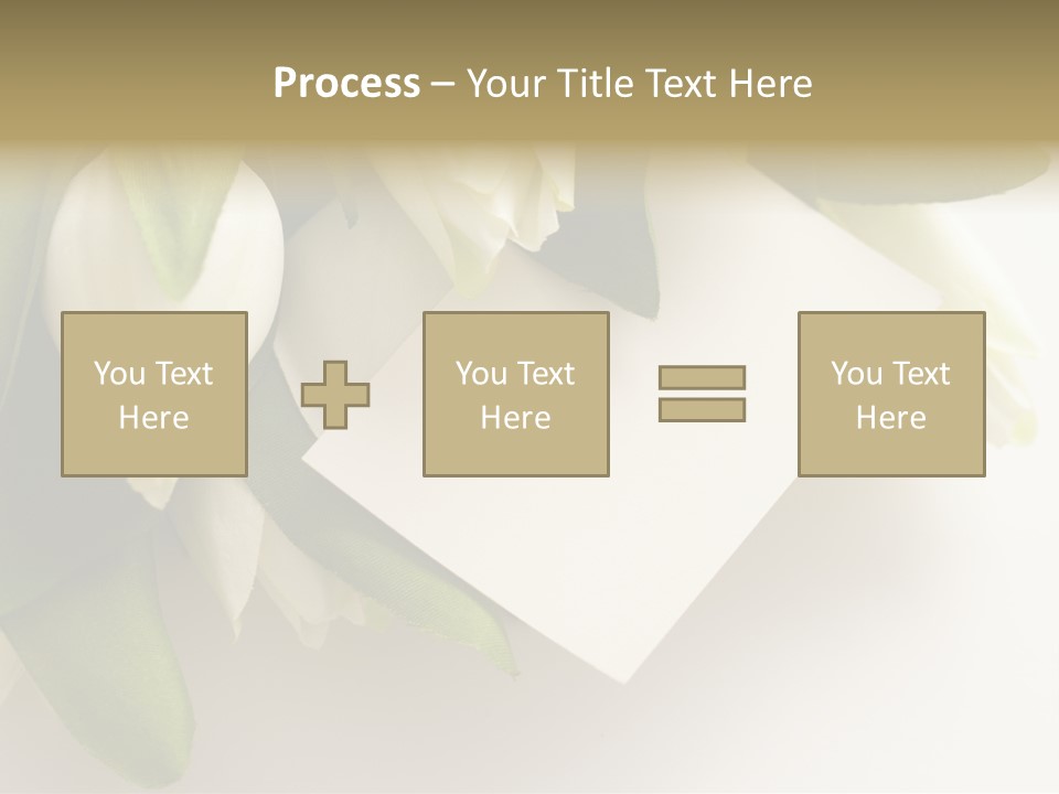 Tulip Card Letter PowerPoint Template